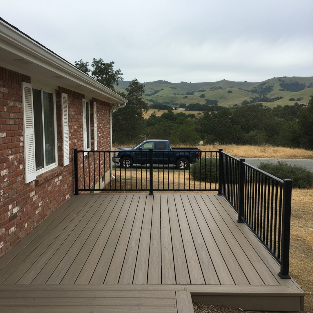 Deck Staining & Sealing completed by Omega Deck Company in Folsom, CA