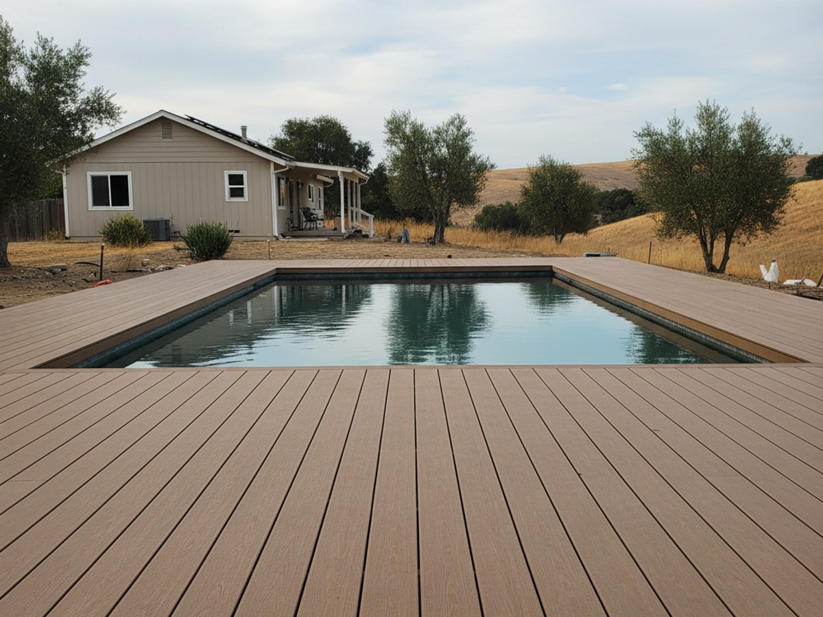 Deck Railing Repair completed by Omega Deck Company in Davis, CA