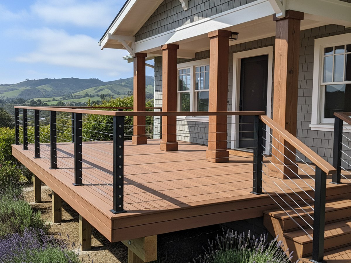 Deck Repair completed by Omega Deck Company in Sacramento, CA